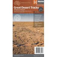 Great Desert Tracks Simpson Desert Map - 4WD